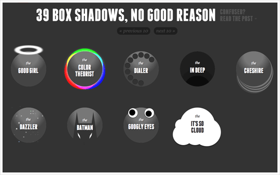 39 Box Shadows