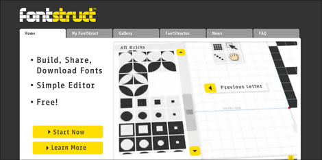 Create your own font with FontStruct... for free!