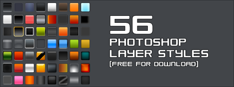 56 Photoshop layer styles
