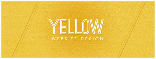Yellow Website Inspiration